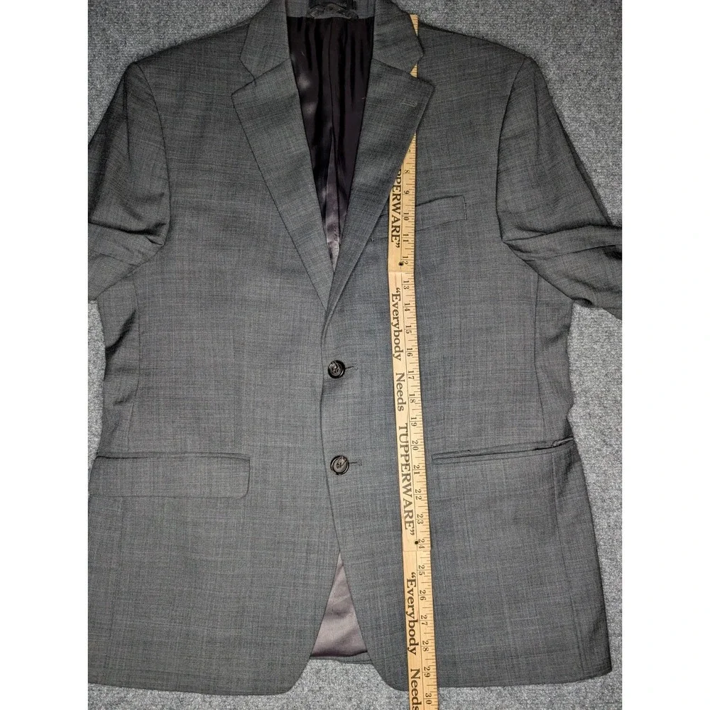Lauren Ralph‎ Lauren Men's Gray Blazer Jacket 2 Button Size 40R Basic READ